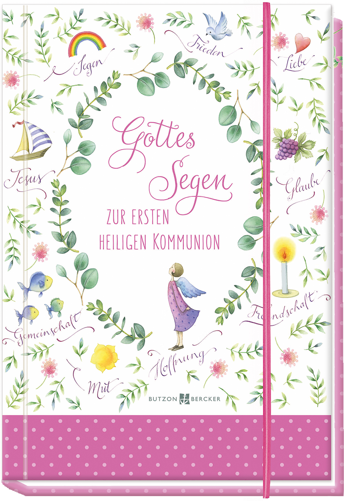 Geschenkbuch - Gottes Segen zur ersten heiligen Kommunion & Schutzengel Geschenkbuch - Gottes Segen zur ersten heiligen Kommunion & Schutzengel