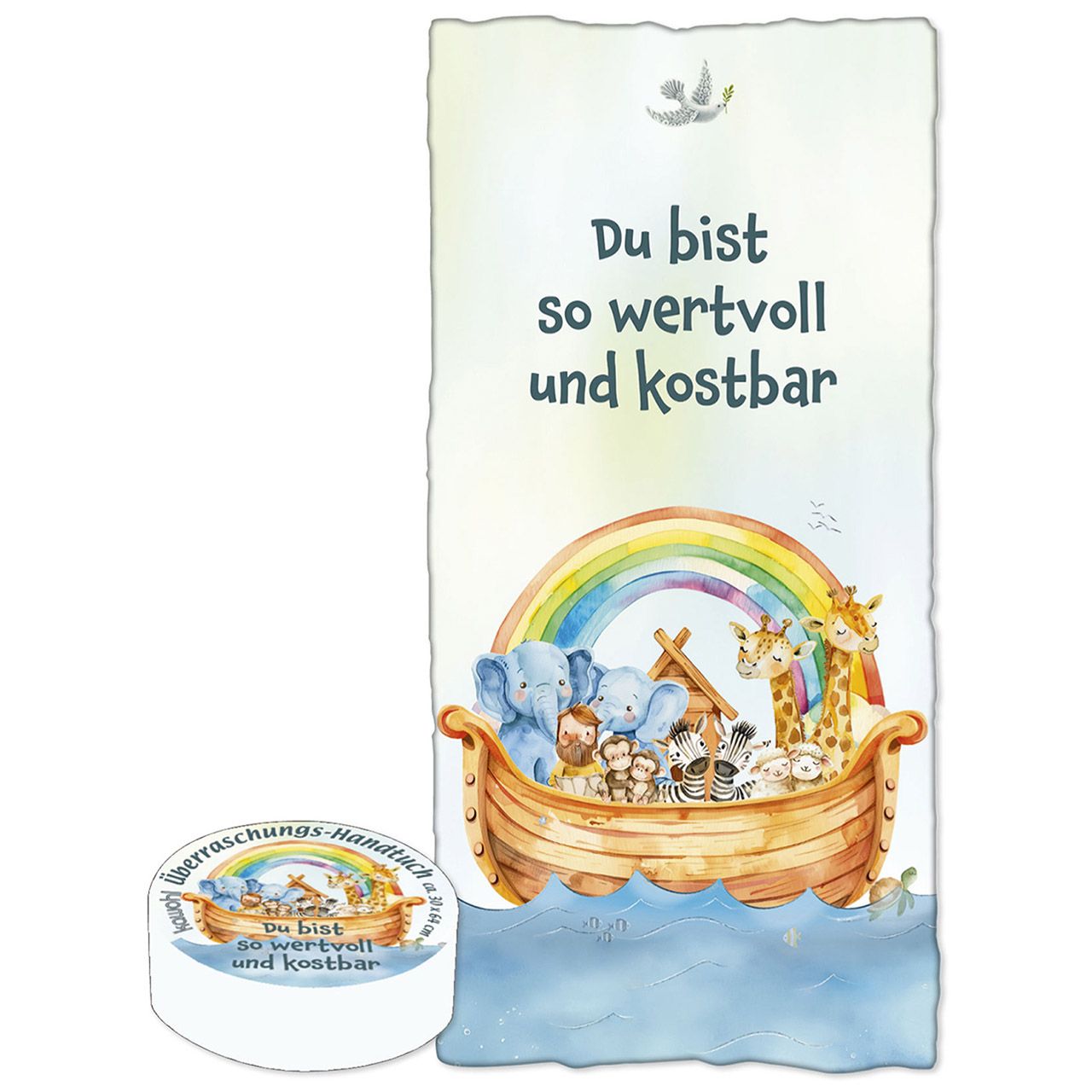 Mini-Handtuch - Du bist so wertvoll und kostbar