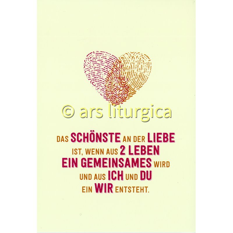 Karte zur Hochzeit - Das Schönste an der Liebe ist ... Karte zur Hochzeit - Das Schönste an der Liebe ist ...