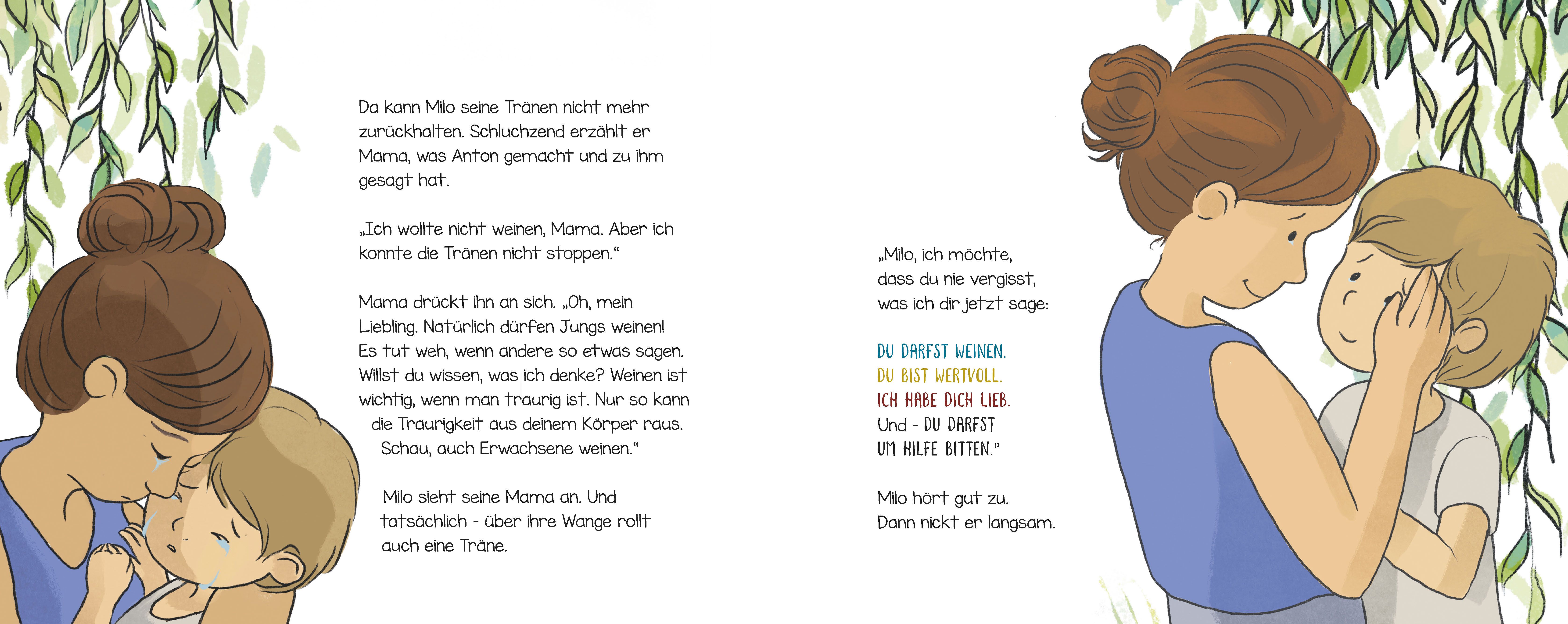 Kinderbuch - Jeder darf mal weinen, Milo Kinderbuch - Jeder darf mal weinen, Milo