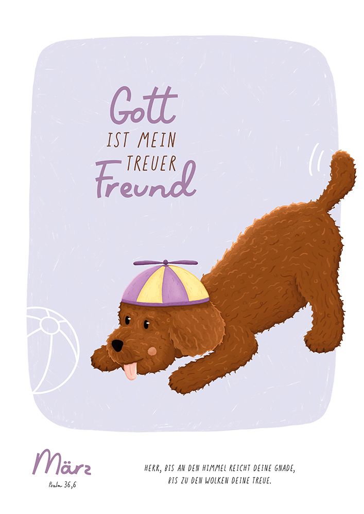 Zeitloser Kinderkalender - Mein Gott & ich