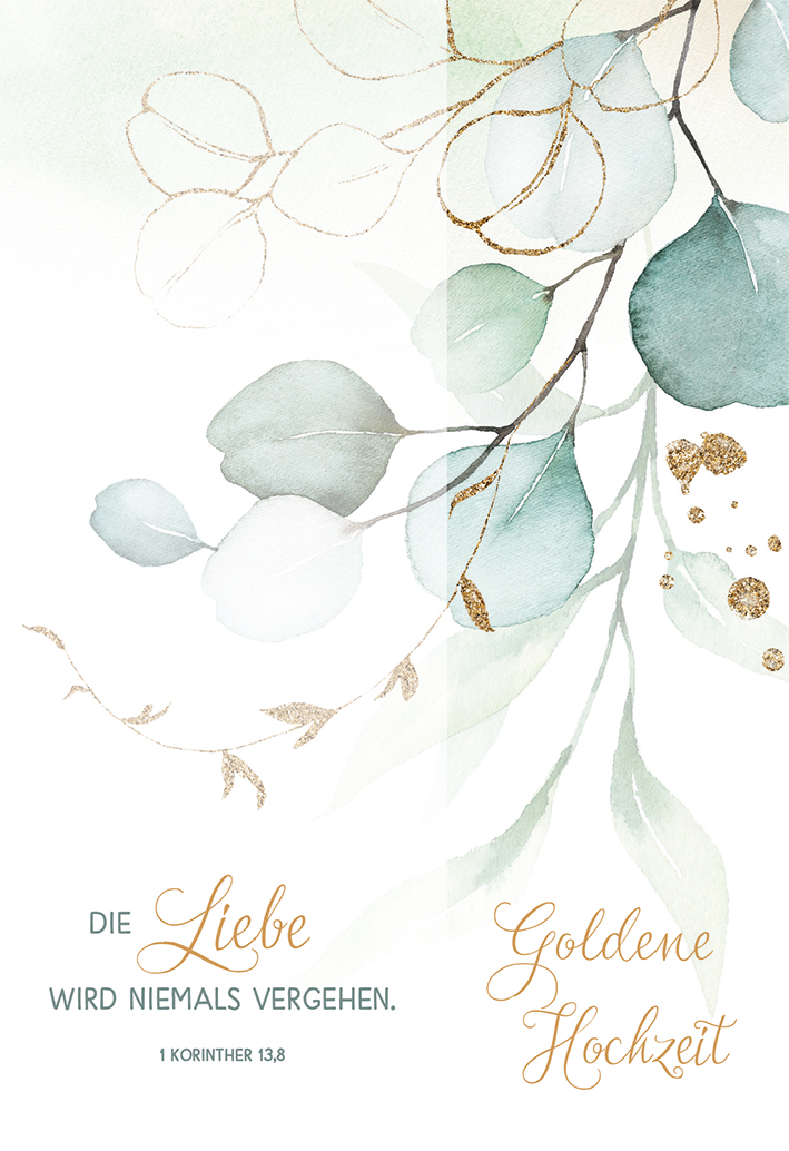 Karte zur goldenen Hochzeit - Lebensweg Karte zur goldenen Hochzeit - Lebensweg