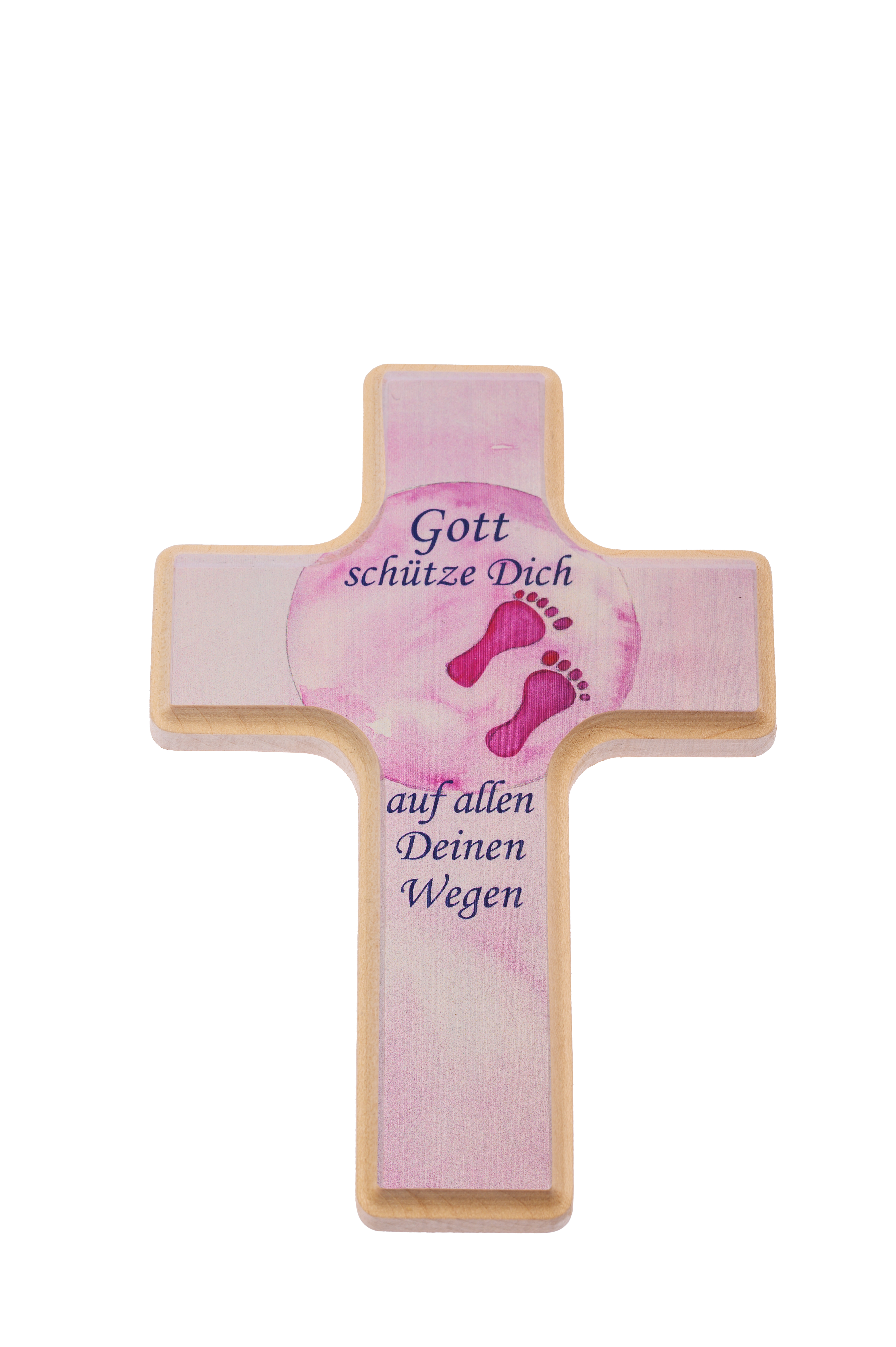 Kinderkreuz - Kleine Füße & Rosa